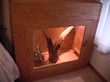 oak reptile cage